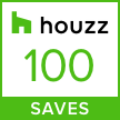 Houzz 100 Saves Badge